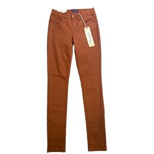 Wrangler Women's Skinny‎ Fit Stretch Jeans Rusty Brown Size 1/31 New